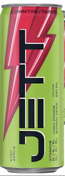 Енергетичний б/а напій Jett Kiwi Apple 0.33 л з/б